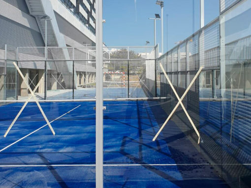 Pista de padel, multideporte y parque infantil Valdebebas