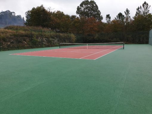 Porous Paint Tennis Court