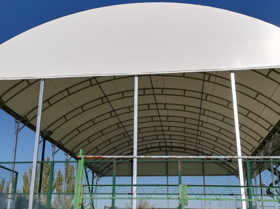 Cubierta de lona en Portillo de Toledo