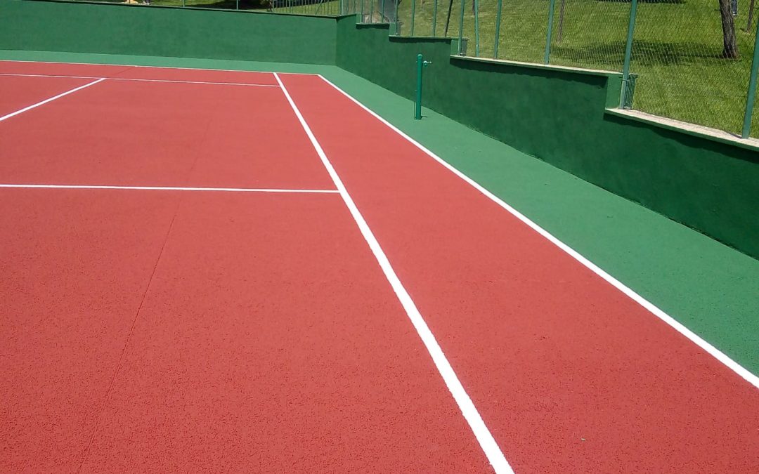 Conservación pista de tenis Cercedilla
