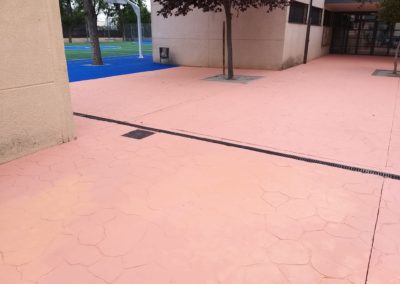 pavimento de colegio barcelona