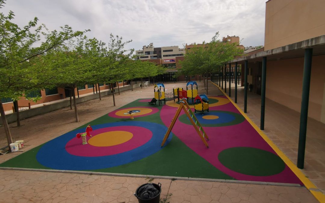 Parque infantil colegio Rodríguez Sahagún