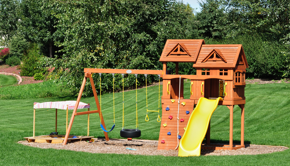 parques infantiles de madera