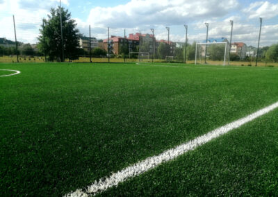 cuánto mide una portería de fútbol