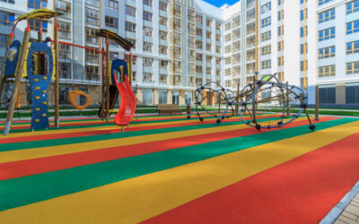 Goma para parques infantiles