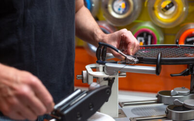 Partes de una raqueta de tenis