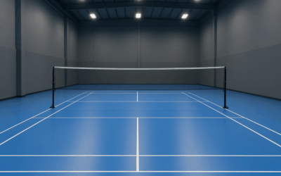 Cómo construir una pista de bádminton reglamentaria paso a paso
