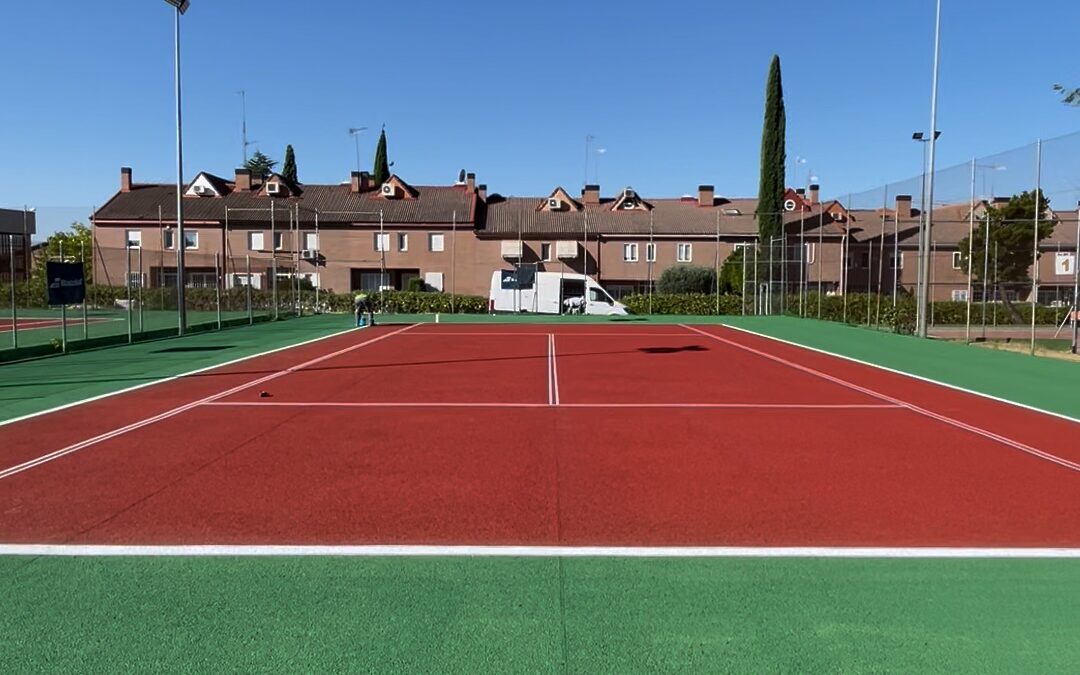 Pintura y Marcaje Pista de Tenis- Las Rozas (Madrid)