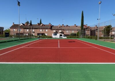Pintura y Marcaje Pista de Tenis- Las Rozas (Madrid)