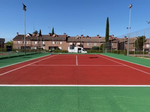Pintura y Marcaje Pista de Tenis- Las Rozas (Madrid)