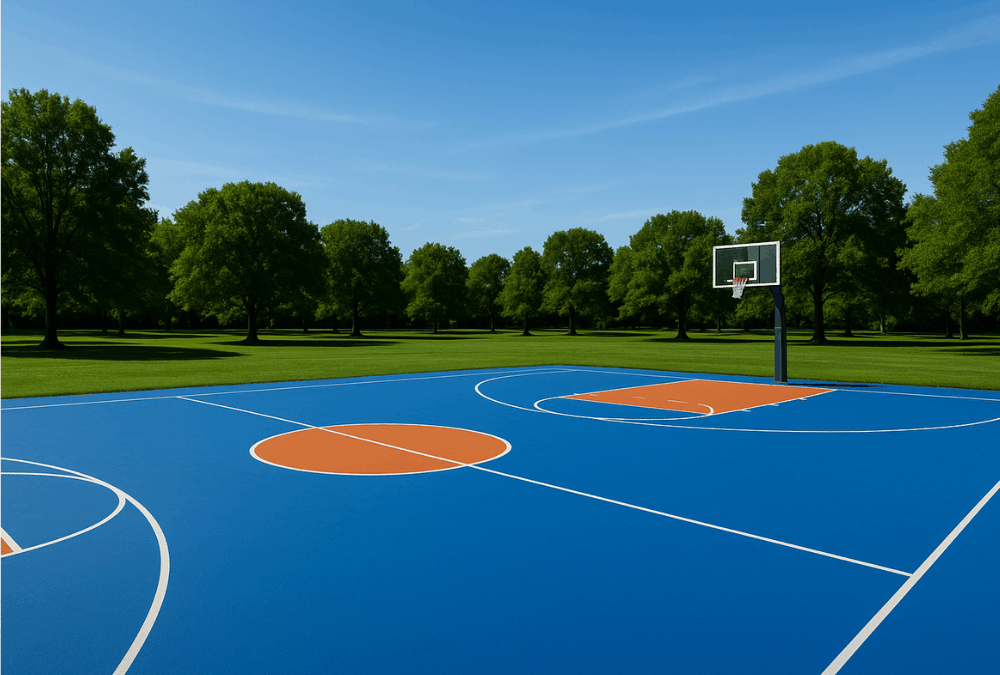 Cómo diseñar canchas de baloncesto exteriores funcionales y duraderas