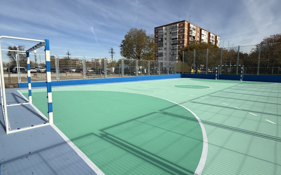 Construcción Pista Fútbol Sala – Las Águilas (Madrid)