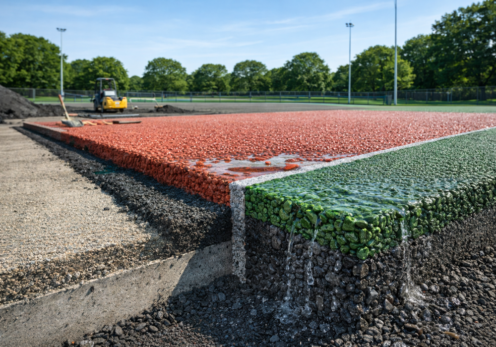 Pavimento Para Pista De Tenis