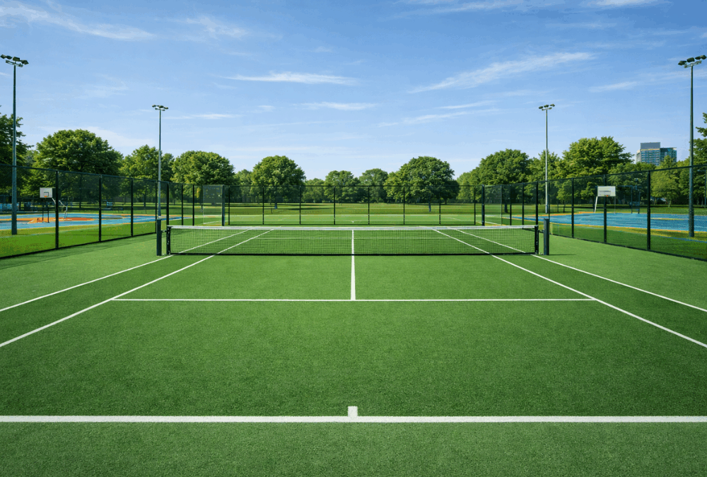 reparación de pistas de pádel de césped artificial