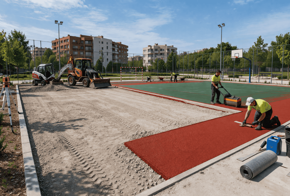 Construcción de pistas deportivas: claves para instalaciones de alto rendimiento