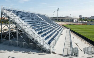Construcción de gradas deportivas: tipos y soluciones