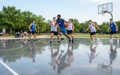 Pavimentos de hormigón pulido para pistas deportivas exteriores