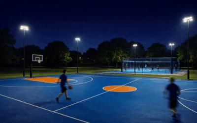 Iluminación LED para pistas deportivas exteriores: ventajas y claves