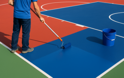 Cómo pintar pistas deportivas exteriores: pasos, tipos de pintura y mantenimiento
