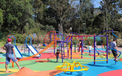 Suelos para parques infantiles: opciones amortiguadoras y seguras
