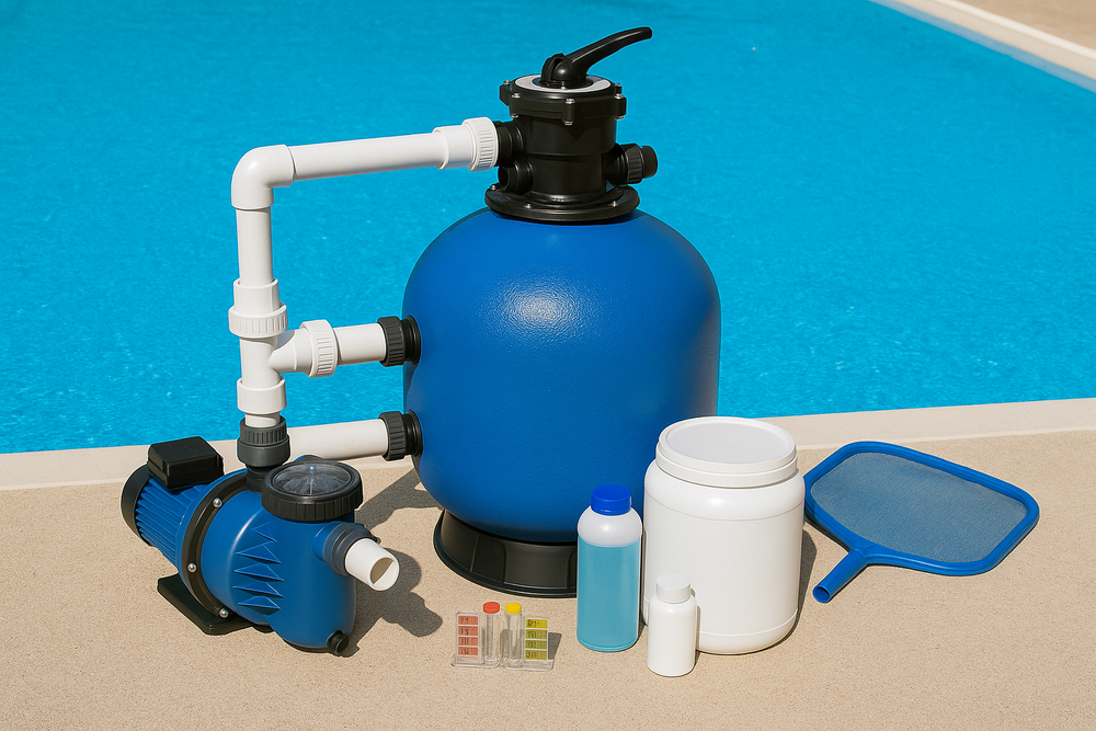 sistema de depuración de piscinas públicas
