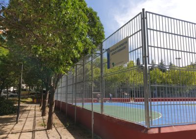 pista polideportiva madrid carabanchel parque