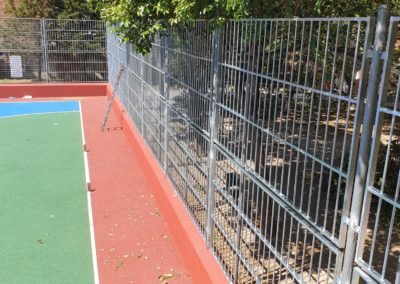 pavimento poroso polideportivo carabanchel
